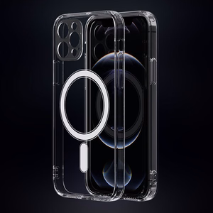 TFO Anti Shock 1,5 mm Mag vāciņš iPhone 17 Pro Max 6,9″ / iPhone 18 Pro Max 6,9″ ar kameras aizsardzību – caurspīdīgs un balts