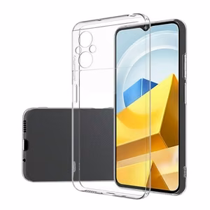 Maciņš Xiaomi Poco M5, Ultra Slim 0,5 mm aizmugures maciņš, caurspīdīgs