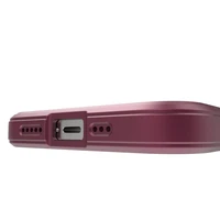 Magic Shield viedtālruņa apvalks iPhone 13 Pro Max elastīgs bruņu bordo krāsas vāks
