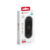 FORCELL F-ENERGY Ellipse bezvadu lādētājs 3in1 saderīgs ar Apple Qi QC 15W melns