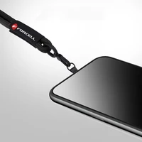 FORCELL F-DESIGN R10X40 rokas telefona siksniņa ar regulējamu garumu (maks. 20cm cilpā) melna