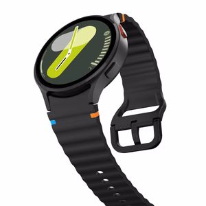TECH-PROTECT SILICONE SPORT SAMSUNG GALAXY WATCH 4 / 5 / 5 PRO / 6 / 7 / FE ЧЕРНЫЙ