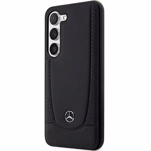 Чехол Mercedes Leather Urban для Samsung Galaxy S23 — чёрный