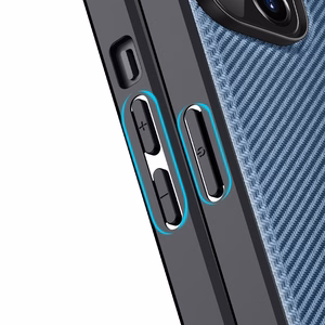 Dux Ducis Fino viedtālruņa apvalks iPhone 14 Plus zils neilona