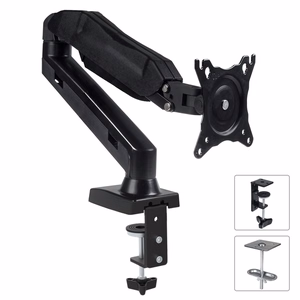 Maclean MC-860 monitor mount / stand 68.6 cm (27") melns Desk