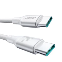 Joyroom S-A28 Flash Series 60W USB-C - USB-C kabelis 2 m - Balts