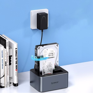 Orico 6626C3-C-V1 divu disku doks ar klonēšanas funkciju 2.5"/3.5" SATA HDD/SSD pelēks