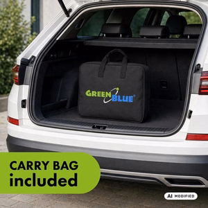 GreenBlue pārnēsājams EV/PHEV lādētājs, Type 2, kabeļa garums 6,8 m, IP65, 11 kW, 220–380 V AC, 50/60 Hz, 16 A, 3 fāzes, GB1100