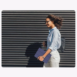 TechProtect SmartCase macins priekš Samsung Galaxy Tab A9+ / A11+ Plus 11.0 X210 / X215 / X216 / X230 / X235 / X236 - Tumši zils