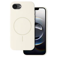 Magnētiskais plānais silikona viedtālruņa apvalks Iphone 16e akmens krāsa