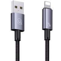 USAMS Kabelis USB na Lightning 2,4A 1,2m Fast Charging tērauda SJ667USB01 (US-SJ667)