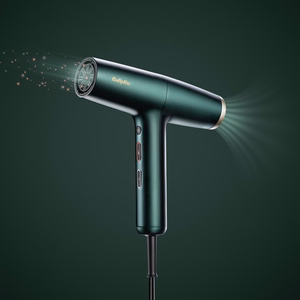 BaByliss Air Power Pro D6555DE – 1700 W joniskais matu fēns, zaļš / zelta