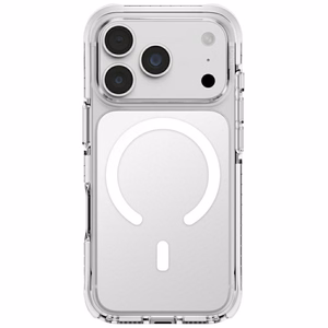 Uniq Combat Magclick Charging vāciņš iPhone 18 Pro / 17 Pro – balts