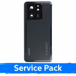 Xiaomi 13T Pro aizmugurējais vāciņš, melns, servisa iepakojums