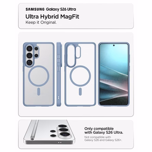 SPIGEN ULTRA HYBRID MAG MAGSAFE GALAXY S26 ULTRA gaiši zils