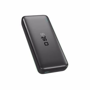 SBS Infinity внешний аккумулятор 20000mAh 10W LiFePo₄ USB-A USB-C - Чёрный