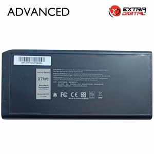 Klēpjdatora akumulators DELL X8VWF, 97Wh, Extra Digital Advanced