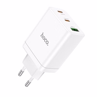 Lādētājs Hoco 2 x USB C + USB A QC3.0 PD 3A 35W N33 balts