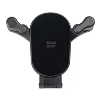 Gravity car holder BLUE STAR Black Mirror windshield mount black