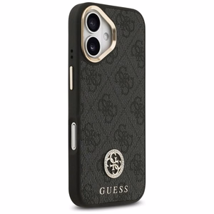 Guess 4G Strass Logo magnētiskais viedtālruņa apvalks iPhone 17 - melns