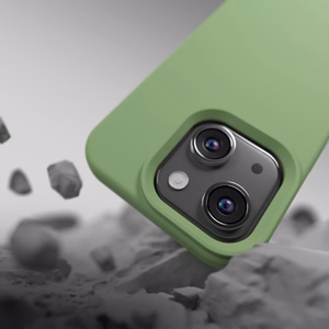 Etteri Silikona mag futrālis iPhone 14 6,1" gaiši zaļš