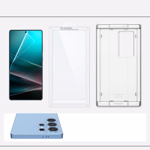 Spigen Elite Shield EZ FIT Hibrīda stikls Samsung Galaxy S25 Ultra - caurspīdīgs