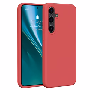 Etteri Silicone case for Samsung Galaxy S24 Plus raspberry