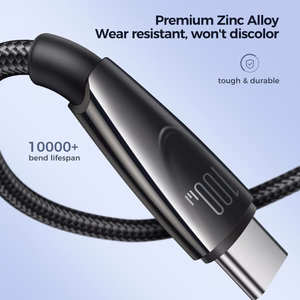 Kabelis Pioneer 100W USB uz USB-C SA31-AC6 / 100W / 1,2m (melns)