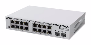Komutators MIKROTIK CSS318-16G-2S+IN 16 portu Gigabit