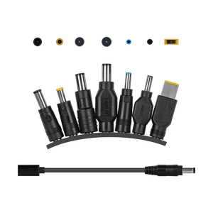 Kruger&Matz universālais barošanas adapteris ar Power Delivery un 7 uzgaļiem, 45 W