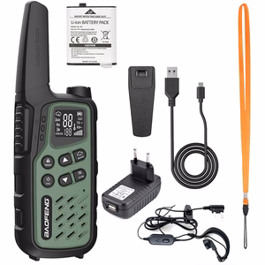Baofeng BF-T25E rāciju komplekts, 2 gab., zaļas