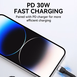 Wozinsky WNBCL1 Lightning / USB-C PD 30W cable 1 m - black