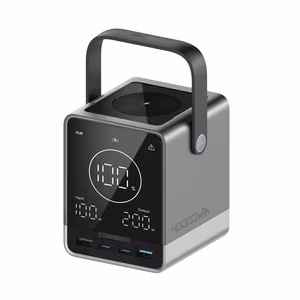 Внешний аккумулятор Cuktech 300W 40000mAh с беспроводной зарядкой 2x USB-C + 2x USB-A чёрный