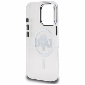 Karl Lagerfeld IML Karl Sketch Logo MagSafe Case for iPhone 16 Pro - Clear