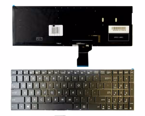 Keyboard ASUS: UX52, UX52A, UX52V, UX52VS, UX501 ar backlight