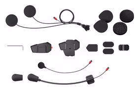 Sena SPIDER-ST1-A01 Mounting kit for intercom with built-in microphones and loudspeakers melns