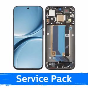 Ar Xiaomi Poco X8 Pro saderīgs LCD displejs ar rāmi / melns / (servisa komplekts)