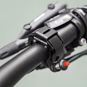 Rockbros 34210006001 C formas velosipēda zvaniņš – melns