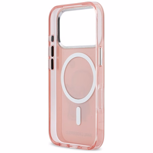 Karl Lagerfeld Karl & Choupette задняя MagSafe чехол для iPhone 17 Pro Max розовый