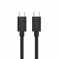 UNITEK Y-C477BK01-2M USB cable USB 3.2 Gen 1 (3.1 Gen 1) USB C melns