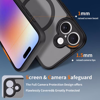 Tech-Protect BasicMag magnētiskais viedtālruņa apvalks iPhone 17 - matēts melns