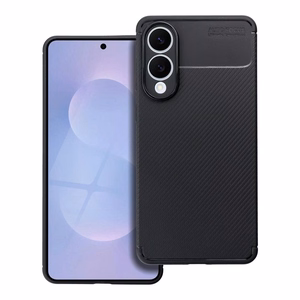 Чехол для Samsung S25 EDGE Carbon Premium чёрный