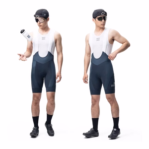 Rockbros YDDK009 Men's Cycling Bib Shorts with Pad Size XXL - Dark Blue