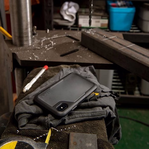 Griffin Survivor Endurance vāciņš ierīcei iPhone XS Max, caurspīdīgs un pelēks