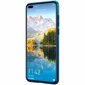 Nillkin Super Frosted Shield vāciņš ierīcei Huawei P40, pāva zils