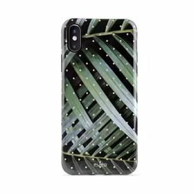 PURO Glam Tropical Leaves - maciņš iPhone Xs / X (Brilliant Leaves)