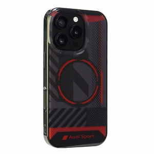 Audi IML Sport MagSafe iPhone 16 Pro 6.3" black/black hardcase AUS-IMLMIP16P-RSQ/D2-BK