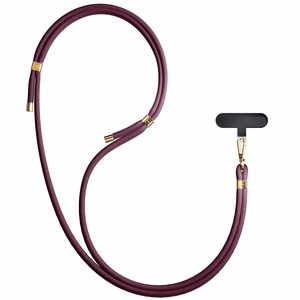 3mk EasyClip Elite tālruņa aukliņa, Mulberry (zelta krāsas furnitūra)