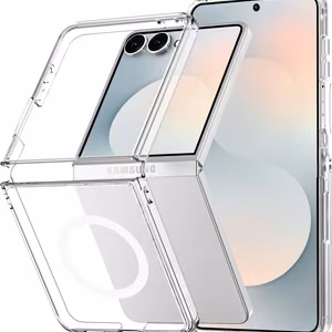 Tech-Protect FlexAir Hybrid MagSafe maciņš modelim Samsung Galaxy Z Flip 8 – krāsa: caurspīdīga