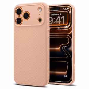 Spigen Liquid Air viedtālruņa apvalks iPhone 17 Pro - titāna rozā